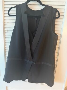 Banana Republic Black Blazer sleeveless top with layers